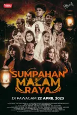 Poster Movie Sumpahan Malam Raya (2023)